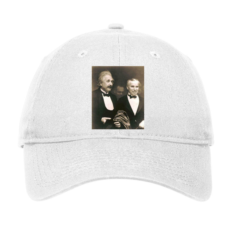 Elbert Einstein N Charlie Chaplin Adjustable Cap by ahseenbill | Artistshot