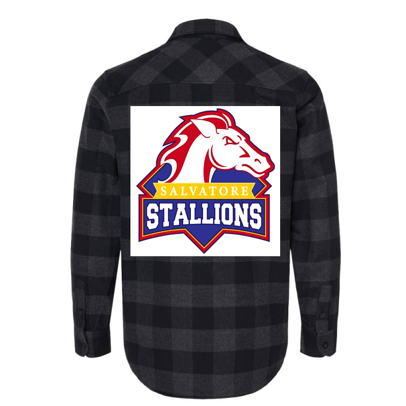 Legacies Salvatore Stallions Poster Flannel Shirt by ferrarperishc | Artistshot