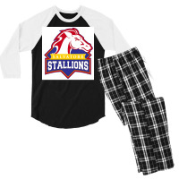 Legacies Salvatore Stallions Poster Men's 3/4 Sleeve Pajama Set | Artistshot