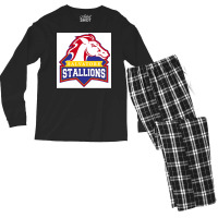 Legacies Salvatore Stallions Poster Men's Long Sleeve Pajama Set | Artistshot