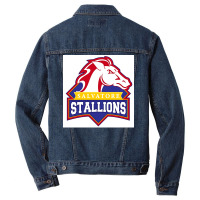 Legacies Salvatore Stallions Poster Men Denim Jacket | Artistshot