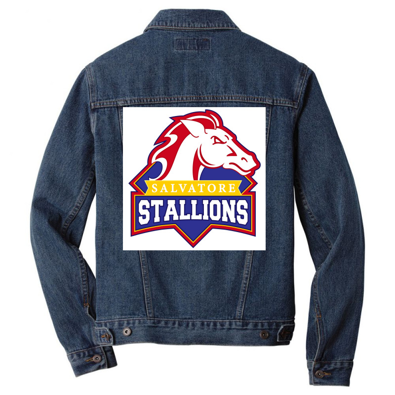 Legacies Salvatore Stallions Poster Men Denim Jacket by ferrarperishc | Artistshot