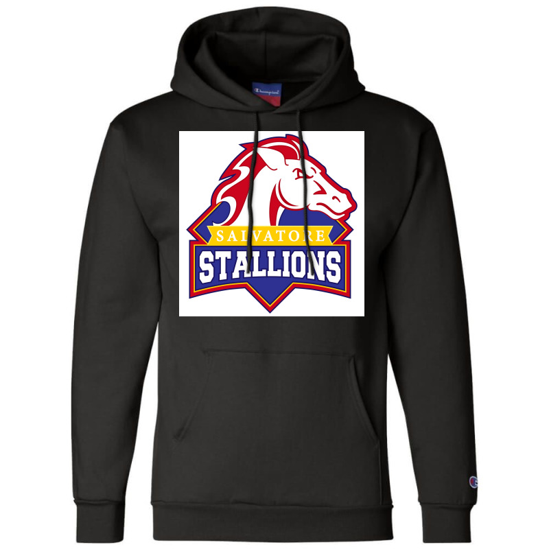 Legacies Salvatore Stallions Poster Champion Hoodie by ferrarperishc | Artistshot