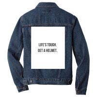 Lifex27s Tough Poster Hippie Men Denim Jacket | Artistshot