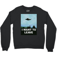 I Want To Beleave Xfiles Variation Poster Humor Crewneck Sweatshirt | Artistshot