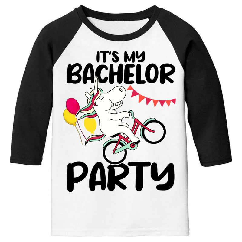 It's My Bachelor Party For Groom Naughty Funny Youth 3/4 Sleeve | Artistshot