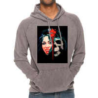 Franco  La Comtesse Noire (female Vampire) Graphic Music Stars Vintage Hoodie | Artistshot