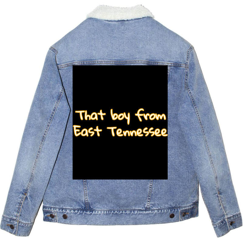 That Boy From East Tennessee Poster 80s Unisex Sherpa-Lined Denim Jacket by khomsioriada2 | Artistshot