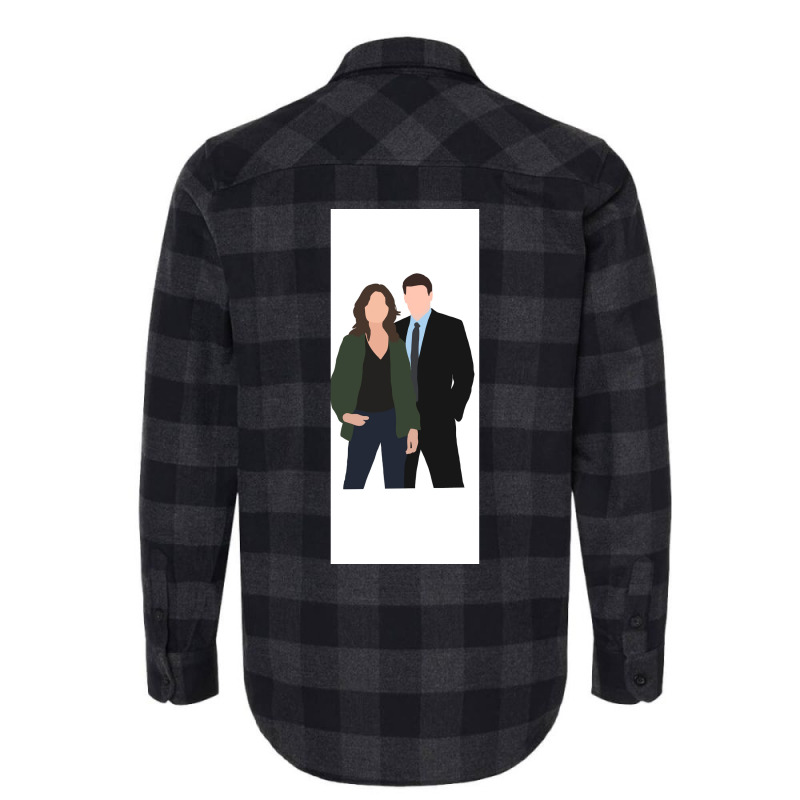 Minimalist Bones Booth And Brennan 2 Poster Love Flannel Shirt by ferrarperishc | Artistshot