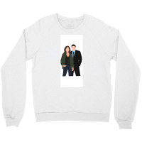 Minimalist Bones Booth And Brennan 2 Poster Love Crewneck Sweatshirt | Artistshot