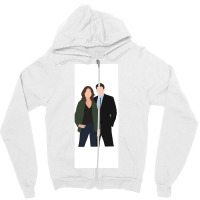 Minimalist Bones Booth And Brennan 2 Poster Love Zipper Hoodie | Artistshot