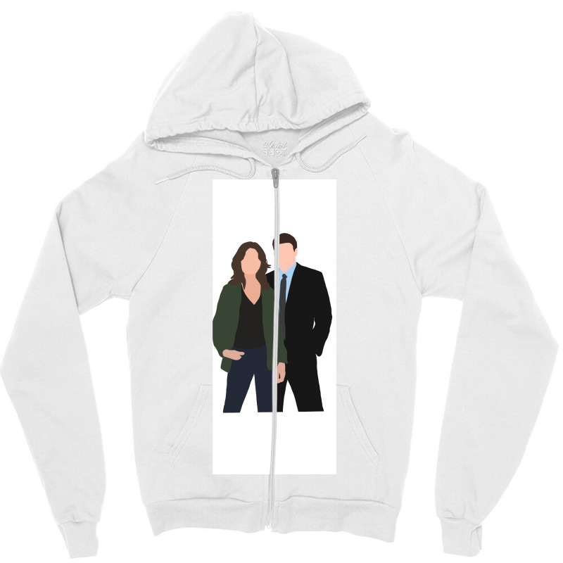 Minimalist Bones Booth And Brennan 2 Poster Love Zipper Hoodie by ferrarperishc | Artistshot