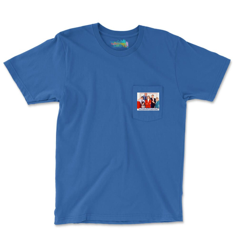 Murphy Brown 90s Tv Show Poster Tumblr Pocket T-Shirt by gabyorn2 | Artistshot