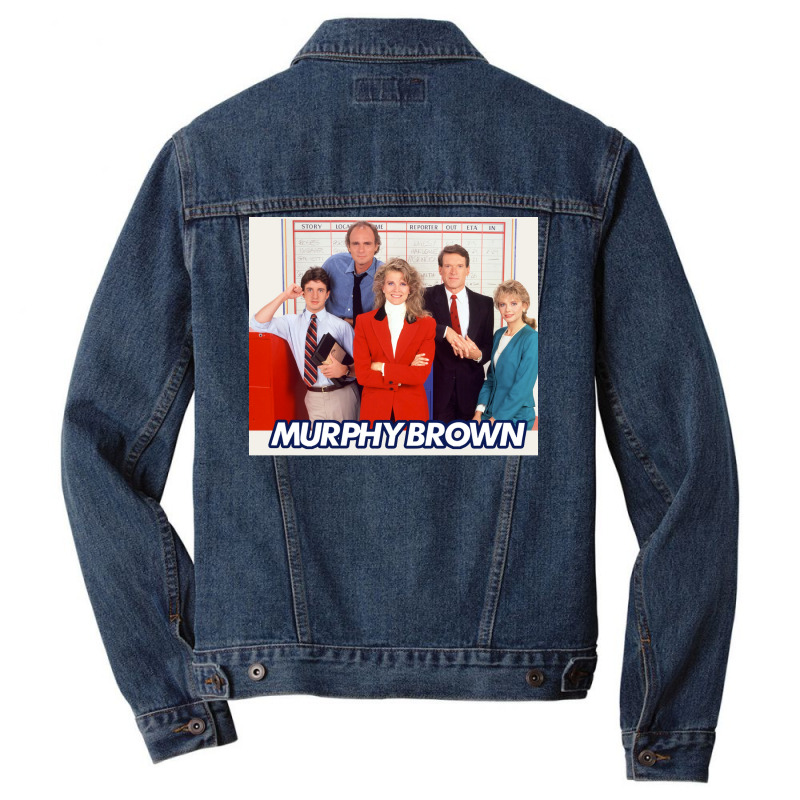 Murphy Brown 90s Tv Show Poster Tumblr Men Denim Jacket by gabyorn2 | Artistshot