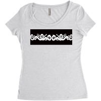 Viking Dragon Knot Work Norse Dragons  Girl Cute Women's Triblend Scoop T-shirt | Artistshot