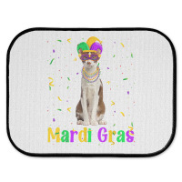 Funny Oriental Cat Mardi Gras Meowdi Gras Kitten Mask T Shirt Rear Car Mat | Artistshot