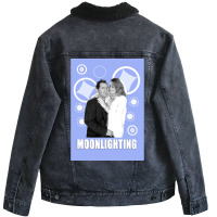 Moonlighting Poster Gift Unisex Sherpa-lined Denim Jacket | Artistshot