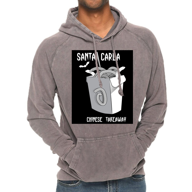 Santa Clara Chinese Takeaway Minimalist Tv Amp Design Film Amp Tv Art Vintage Hoodie | Artistshot