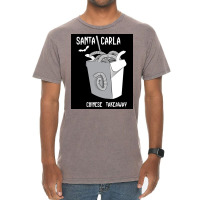 Santa Clara Chinese Takeaway Minimalist Tv Amp Design Film Amp Tv Art Vintage T-shirt | Artistshot