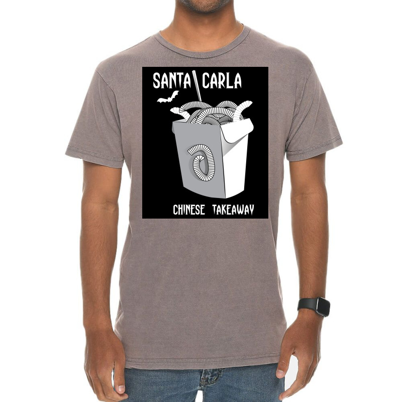 Santa Clara Chinese Takeaway Minimalist Tv Amp Design Film Amp Tv Art Vintage T-shirt | Artistshot