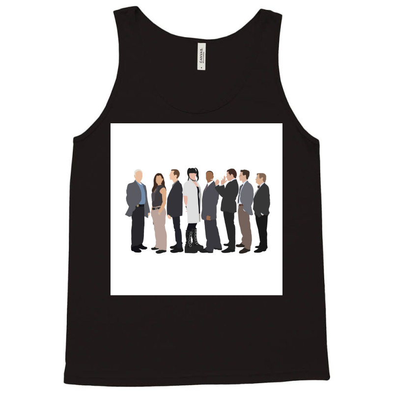 Ncis Cast Drawing Poster Music Tank Top by ferrarperishc | Artistshot