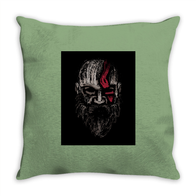 The Warrior Of Gods  70s Girl Throw Pillow | Artistshot