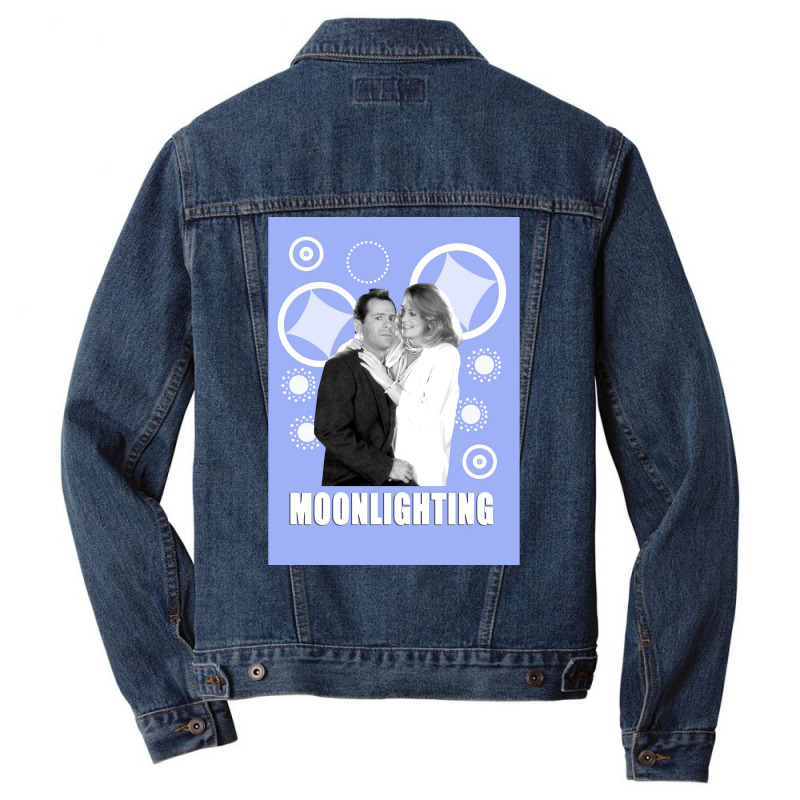 Moonlighting Poster Cute Men Denim Jacket by taboragriggsu | Artistshot