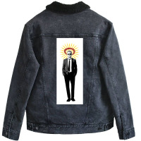 Rake Cleaver Greene Poster Nature Unisex Sherpa-lined Denim Jacket | Artistshot