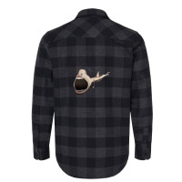 Basking Shark Man Flannel Shirt | Artistshot