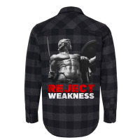 Limited Edition Achilles - Reject Weakness Flannel Shirt | Artistshot