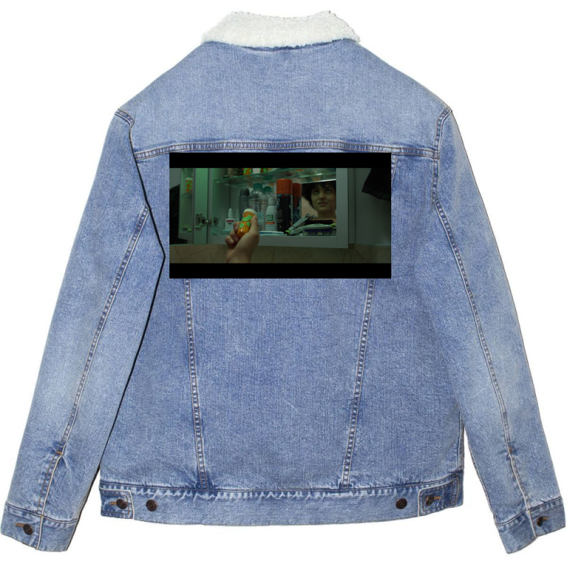 Eat This Flower 1 Classic Cute Aesthetic Unisex Sherpa-lined Denim Jacket | Artistshot