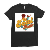 Soul Train 70s Style For Black Music Lovers Poster Travel Ladies Fitted T-shirt | Artistshot