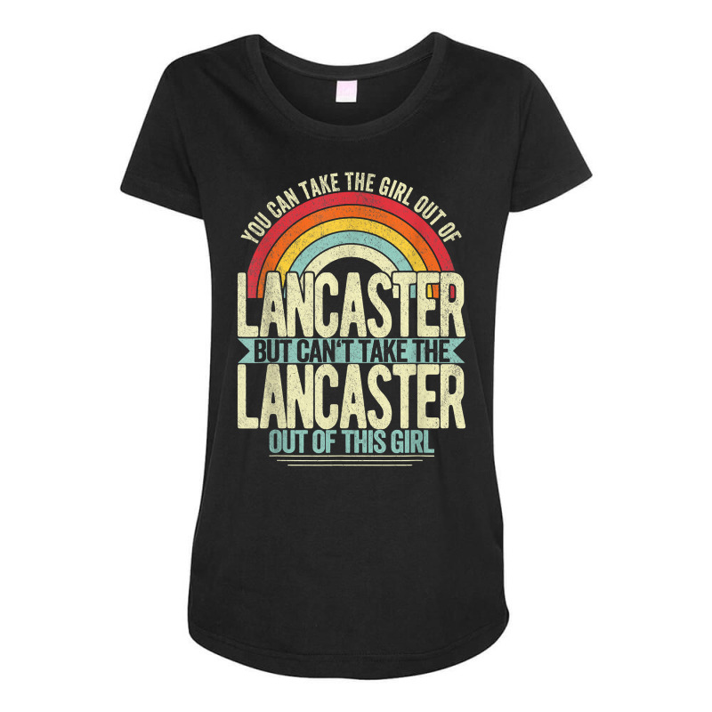 Girl Out Of Lancaster California Hometown Home Lancaster T Shirt Maternity Scoop Neck T-shirt | Artistshot