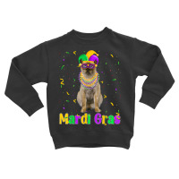 Funny Tonkinese Cat Mardi Gras Meowdi Gras Kitten Mask T Shirt Toddler Sweatshirt | Artistshot