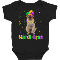 Funny Tonkinese Cat Mardi Gras Meowdi Gras Kitten Mask T Shirt Baby Bodysuit | Artistshot