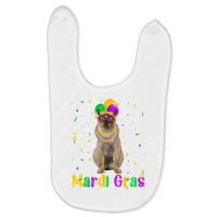 Funny Tonkinese Cat Mardi Gras Meowdi Gras Kitten Mask T Shirt Baby Bibs | Artistshot