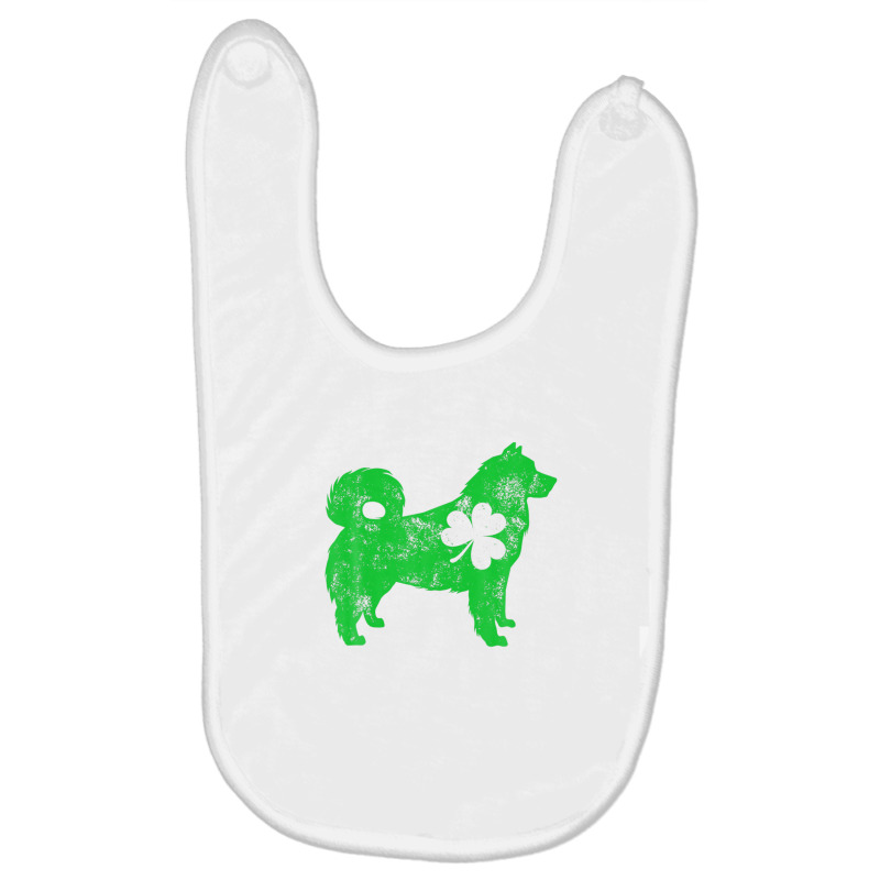 Alaskan Malamute St Patricks Day Boys Girls Shamrock Dog Baby Bibs | Artistshot