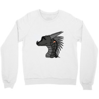 Darkstalker Headshot Giftdesign 1 By Dapplesprings Crewneck Sweatshirt | Artistshot