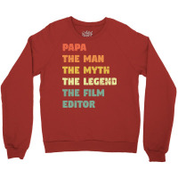 Film Editor Funny, Gift For Him, Film Editor   Music Gift  (1) Crewneck Sweatshirt | Artistshot