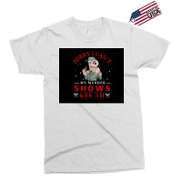 Sorry I Canx27t My Murder Shows Are On V2 Poster Quote Exclusive T-shirt | Artistshot