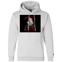 Sorry I Canx27t My Murder Shows Are On V2 Poster Quote Champion Hoodie | Artistshot