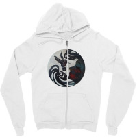 Black Bird Star Line 1 Zipper Hoodie | Artistshot