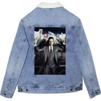 Ruppert Giles Poster Nostalgia Unisex Sherpa-lined Denim Jacket | Artistshot