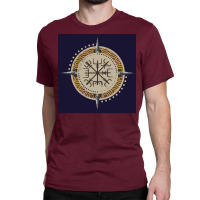 Vikingvegvisir Vegvsir Vikings Gift Idea  Nostalgia Music Classic T-shirt | Artistshot