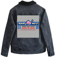 The Boars Nest Hazzard County Poster Cool Unisex Sherpa-lined Denim Jacket | Artistshot