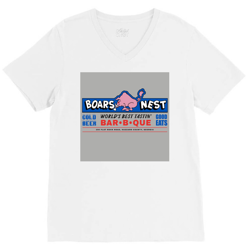 The Boars Nest Hazzard County Poster Cool V-Neck Tee by sivelslebeckl | Artistshot