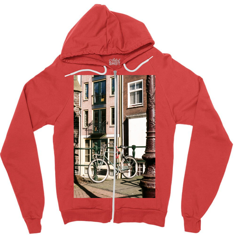 Amsterdam, The Netherlands Active Aesthetic Cool Zipper Hoodie by soyefkettieu | Artistshot