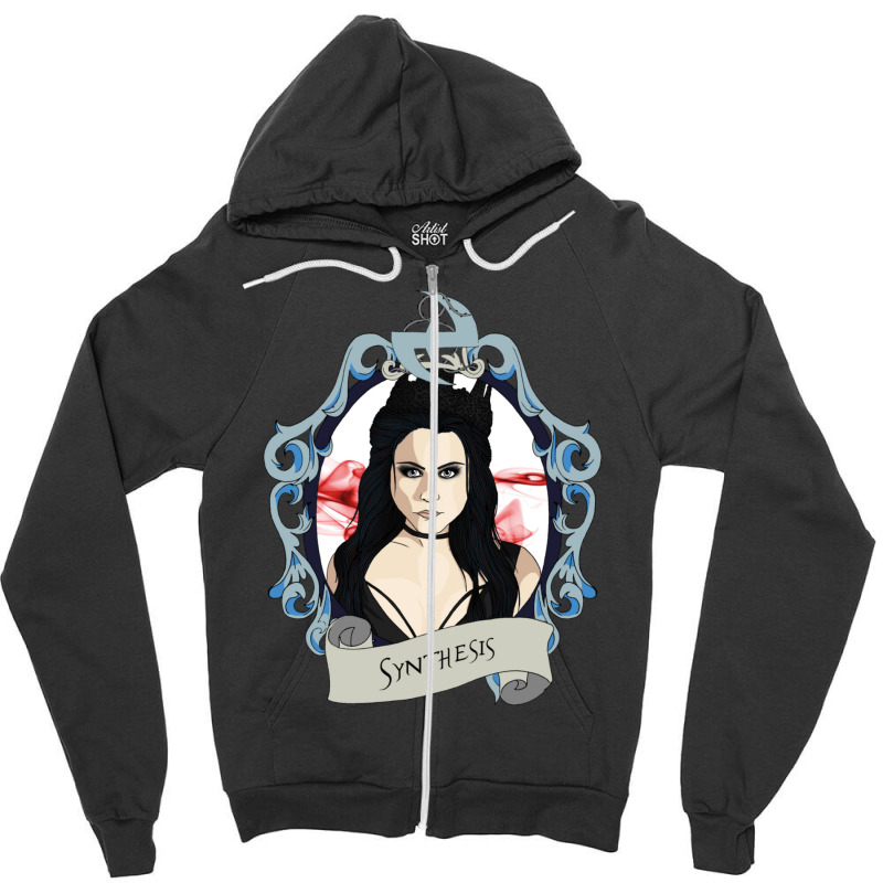 Amy Lee Of Evanescence  Gift Synthesis Era 1 Zipper Hoodie | Artistshot