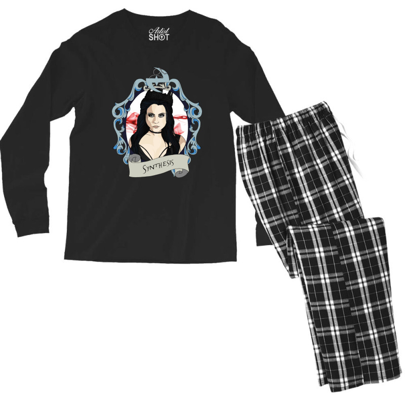 Amy Lee Of Evanescence  Gift Synthesis Era 1 Men's Long Sleeve Pajama Set | Artistshot