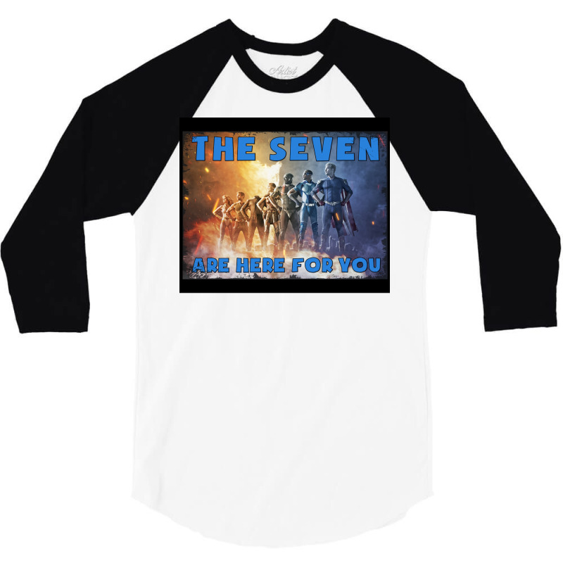 The Boys Tv Show The Seven Poster Gift 3/4 Sleeve Shirt by sivelslebeckl | Artistshot